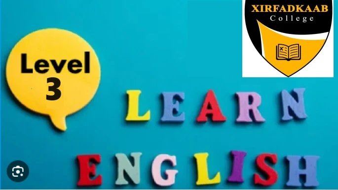 English Level 3 Course